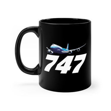 BOEING 747 DESIGNED MUG Printify